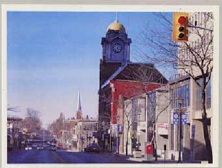 Streetcape downtown Brampton