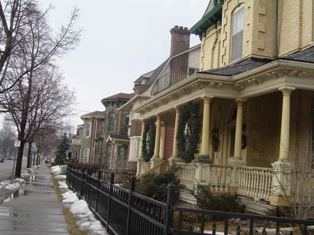 View of North Side of Brant Avenue Facing West