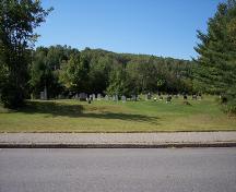 A side view of the Pine Hill Cemetery; The Valley District Planning Commision