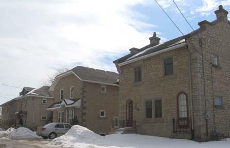 Facades of 395, 385, 365 and 345 Brock Avenue