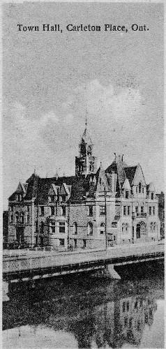 Postcard of Carleton Place Town Hall, c. 1920