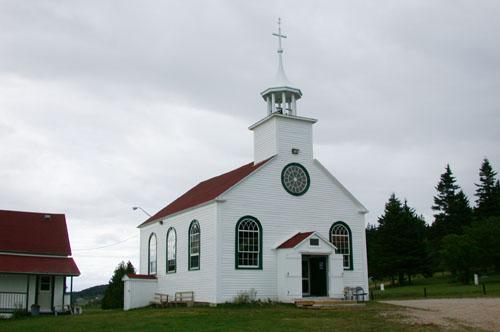 Front and side exterior view of the building
