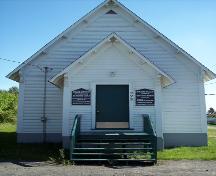 A photo of the front façade of the United Baptist Church; The Valley District Planning Commision