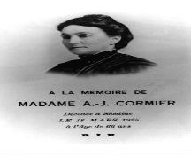 Portrait de Dina Cormier; Acadian Research Centre - P227-A331