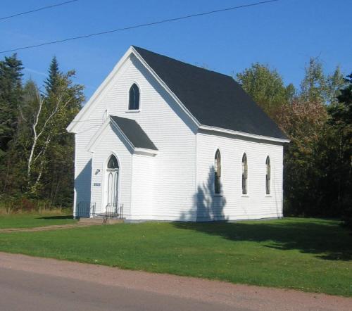 Showing front and south elevations