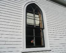 Showing detail of Gothic window; Province of PEI, Charlotte Stewart, 2007