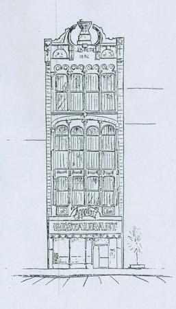 Drawing of the Petrie Building, n.d.