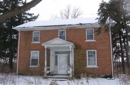 North Facade of the Schoerg Homestead