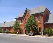 Former Great Western Rail/Grand Trunk Rail Station on Bridge Street; Callie Hemsworth, Brock University, 2007