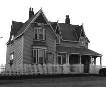 View of front facade, St. Joseph's Roman Catholic Presbytery (Parish House), Bonavista.; HFNL 1998