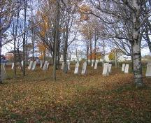 Current picture of Holy Family Cemetery where the first burial took place in 1760. ; City of Bathurst