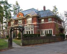 Featured is the two-storey wing and the Berea freestone accents, 2004.; City of Brantford, Department of Planning, 2004.
