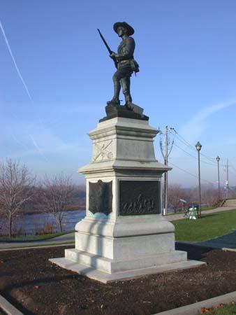 The Boer War Memorial in Jubilee Terrace Park