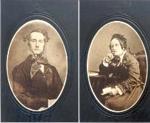 Photograph of Dr. Peter Marter and his wife Jane Augusta (Hatch) Marter, date unknown.; Department of Planning, City of Brantford, 2003.