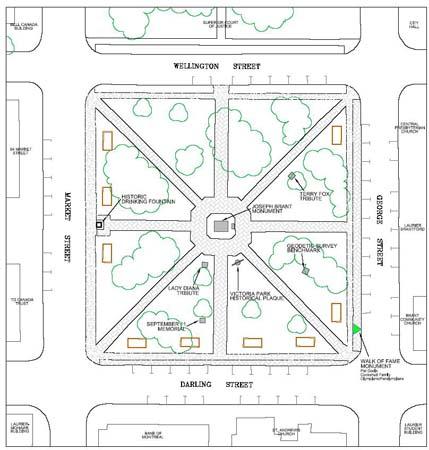 Plan of Victoria Park Square