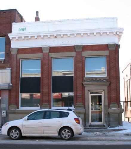 Showing north elevation