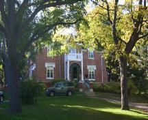 Front facade, as viewed from the driveway; Susan Schappert, 2007