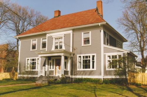 Showing south elevation in 1990