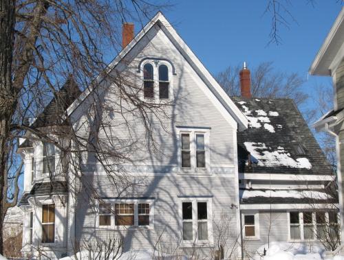 Showing east elevation