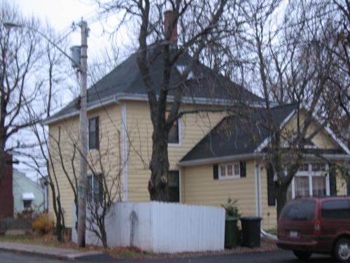 Showing west elevation