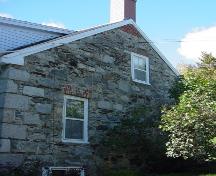 This image shows the flush gable roof; Town of St. Stephen