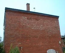 This image shows the rear façade of the building, 2007.; Province of New Brunswick
