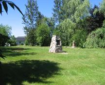 Overall view of the cemetery showing Scottish cairn; City of Bathurst