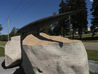 Sculpture d'aviron de Kennebecasis
