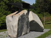 Sculpture d'aviron de Kennebecasis