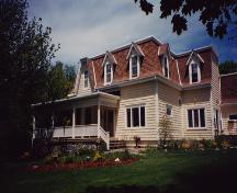 View of the house taken from driveway; Rothesay Living Museum