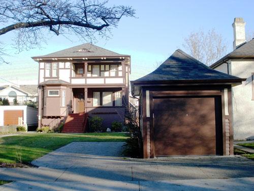House and garage