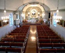 Intérieur de l'église de Sainte-Jeanne-de-Chantal; Conseil du patrimoine religieux du Québec, 2003