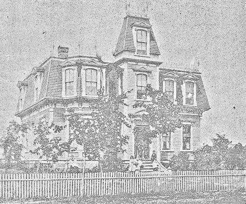 Thomas Williams House - 1892 Newspaper Image