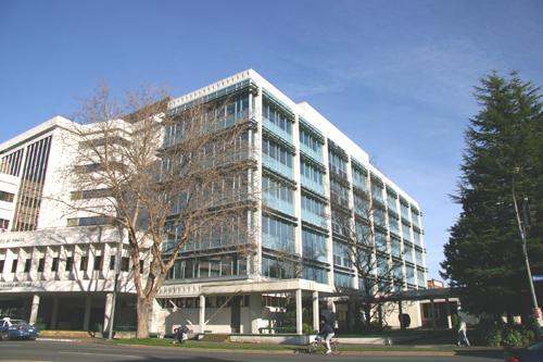 Side view from Blanshard Street