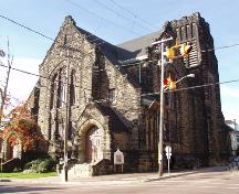 The Central United Church, located on the southwest corner of Queen Street and Church Street.; Moncton Museum