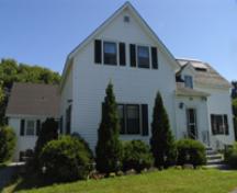 View of the front façade; Rothesay Living Museum