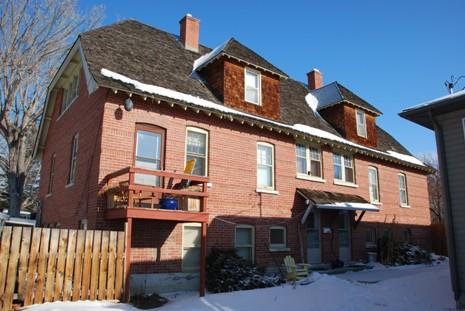 Rear facade