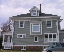Showing oriel window on north elevation; Wyatt Heritage Properties, 2003