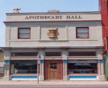 View of main facade and left side of Apothecary Hall, St. John's, NL, 2004.; Heritage Foundation of Newfoundland and Labrador, 2005.