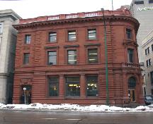 Primary elevation, from the east, of the Canada Permanent Building, Winnipeg, 2006; Historic Resources Branch, Manitoba Culture, Heritage, Tourism and Sport, 2006
