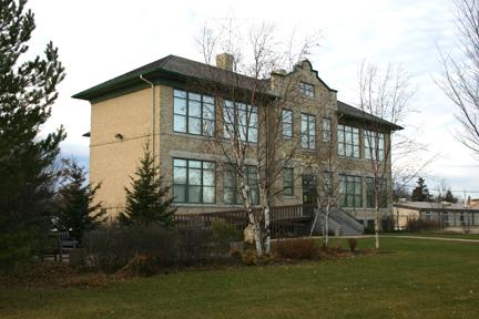 Main elevation from the southeast