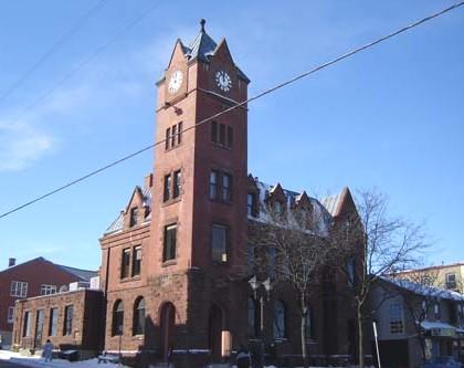 Northwest View of the Waterloo Post Office