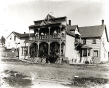 View of the building in its original location; Region of Peel Archives / Stubbs Family Fonds; Accession # 1978.098