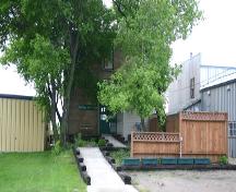View of the north elevation of the Union Bank Building, Hamiota, 2005; Historic Resources Branch, Manitoba Culture, Heritage, Tourism and Sport, 2005