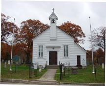 View to the façade to the east from Church  Street – 2006; OHT, 2006
