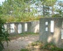 Monuments of the Upper Farm cemetery; Haldimand County