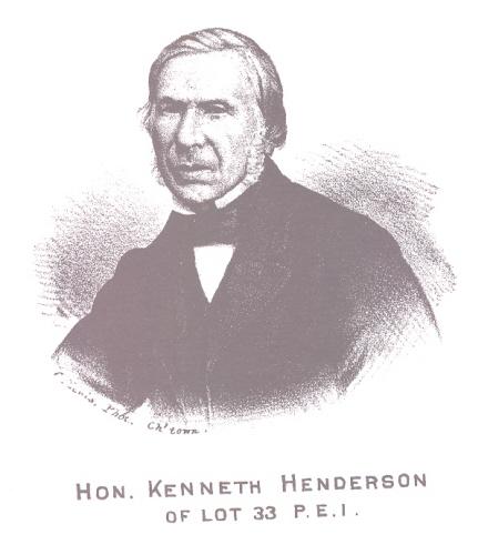 Engraving of Hon. Kenneth Henderson (1811-1893)