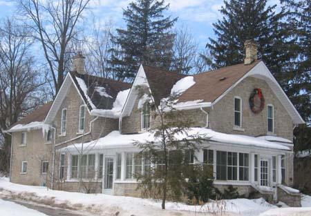 South and East Elevations of 445 Provost Lane