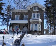 This image clearly captures the arched attic windows, 2007.; Lindsay Benjamin, 2007.