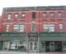 This photograph shows the contextual view of the building, 2005; City of Saint John